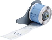 Brady M71-1000-1-342 BMP71 PermaSleeve Wire Marker Sleeves, 1.660" Height, 1.015" Width, Polyolefin (B-342) White (Roll of 50)