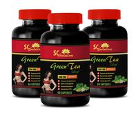 antioxidant Formula - Green Tea Leaf Extract - Natural ANTIOXIDANTS - Weight Loss Energy - Green Tea Detox - 3 Bottles (180 Capsules)