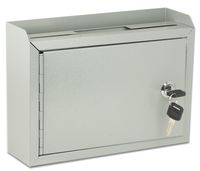 AdirOffice Multi Purpose Wall Mountable Suggestion Box, 9.75" x 7" x 3"