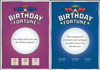Quiplip Misfortune Birthday 6) Greeting Cards