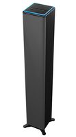 Sharper Image SWF2001GY Wall Powered Amazon Alexa Bluetooth Tower Speaker with Far Field Voice Control, Voice Controled Smart Floorstanding Tower Speaker with WiFi, Ask Alexa Anything You Want