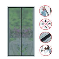 Magnetic Screen Door(2018 New)-26 Strong Magnets-Full Frame Magic Adhesive-Easy Open and Close Design-Fresh Air in-Keep Mosquitoes Out-Pet Friendly-Hands Free-Fits Door Size up to 36 X 82 Inches