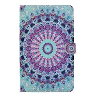 Galaxy Tab E T560 Case, Rosa Schleife PU Leather Totem Pattern Magnetic Flip Wallet Folio Pouch Bookstyle Protective Case Cover for Samsung Galaxy Tab E 9.6 Inch Tablet SM-T560/T561/T565 (9.6")