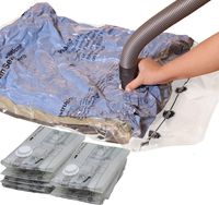 7 Pack - Large Size Vacuum Storage Bags to Space Saver for Towel, Blanket, Clothes (21.5" x 33.5")