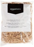 AmazonBasics Rubber Bands, Size 19 (3-1/2 x 1/16 Inch), 1250 Bands/1 lb. Pack, 3-Pack