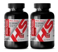 Enhancement Pills for Men Pack - Muira PUAMA Extract 2200 mg - Male Enhancement - Brain Memory and Concentration - 2 Bottles (180 Capsules)
