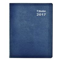 Blueline 2017 Net Zero Carbon 14-Month Planner, English, 11-Inch by 8-1/2-Inch