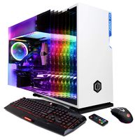 CYBERPOWERPC Gamer Supreme Liquid Cool Gaming PC, AMD Ryzen 7 3800X 3.9GHz, AMD Radeon RX 5700 XT 8GB, 16GB DDR4, 1TB PCI-E NVMe SSD, WiFi Ready & Win 10 Home (SLC10380CPGV2, White)