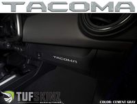 TufSkinz | Glove Box Inserts - 6 Piece Kit (Cement Gray) - Fits 2016-up Tacoma