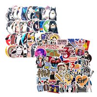 90 Decal Water Bottle Stickers 50 Pc Stranger Things and 40 Pc Star Wars PORG Laptop Sticker for Skateboard Phone Aesthetic Vinyl Waterproof Stickers for Kids Teens Adults
