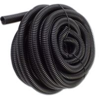 Xscorpion 25 FT 1/2" 13mm Black Split Loom Conduit Polyethylene Tubing