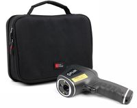 DURAGADGET Protective Black & Red EVA Storage Case - Compatible with FLIR TG165 Spot Thermal Camera
