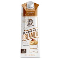 Califia Farms Hazelnut Almondmilk Coffee Creamer with Coconut Cream| Dairy Free | Plant Based | Nut Milk | Vegan | Non-GMO, 32 Fl Oz, Pack of 6