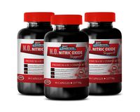 Muscle Building Vitamins Pills for Men - N.O. 2175 MG - Nitric Oxide Muscle Support - Premium 4 in 1 Complex - Nitric Oxide Muscle Pump - 3 Bottles 270 Capsules