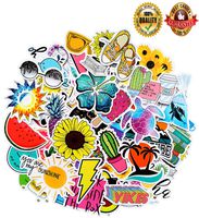 Sticker for Water Bottles,Cute Hydro Flask Stickers Big (100PCS) 100% Vinyl, Stylish and Beautiful,VSCO Sticker，is The Best Gift for Children Or Friends.