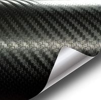 VViViD XPO Black Carbon Fiber 5ft x 1ft Car Wrap Vinyl Roll with Air Release Technology