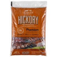 Traeger PEL319 Hickory 100% All-Natural Hardwood Grill Pellets