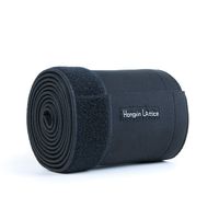 Hongxin LAttice Neoprene Fireproofing Cable Cord Management Sleeve (Pure Black, 80 x 5.1-Inch)