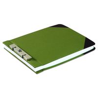 Wilson Jones Canvas Sectional StoragePost Binder For 8-1/2 X 11 Sheets, 2-3/4" Post Spacing, Green Canvas, W278-26A