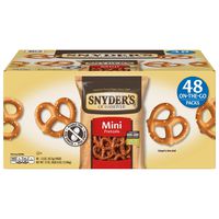 Snyder's of Hanover Mini Pretzels, Single-Serve 1.5 Oz, 48Count
