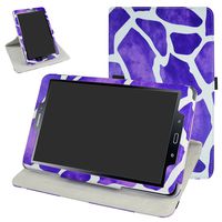TAB A 10.1 2016 Rotating Case,Mama Mouth 360 Degree Rotary Stand with Cute Cover for 10.1" Samsung Galaxy TAB A 10.1 T580 T585 Android Tablet 2016,Giraffe Purple