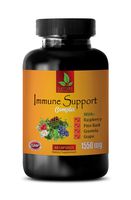antioxidant Vitamins and Minerals - Immune Support Complex 1550 MG - graviola Extract Capsules - 1 Bottle 60 Capsules