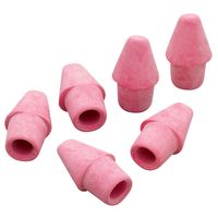 Paper Mate Arrowhead Pink Pearl Cap Erasers, 144 Count