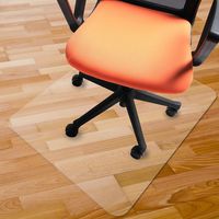 Azadx Chair Mat for Hardwood Floors, PVC Chairmat Protection Floor Mat 48" X 48",Multi-Purpose Floor Protector,Transparent (48" X 48" Rectangle)