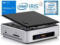 Intel NUC NUC6i5SYK Mini PC/HTPC, Intel Core i5-6260U Upto 2.9GHz, 16GB DDR4, 1TB SSD, Windows 10 Pro, WiFi, Bluetooth, 4k Support, Dual Monitor Capable