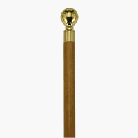 Unisex Egg Cane Scorched Maple, Solid Brass Handle  -Affordable Gift! Item #DHAR-9113706