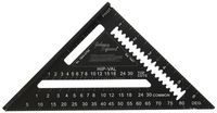 Johnson Level & Tool 1904-0700 7-Inch Johnny Square, Professional Easy-Read Aluminum Rafter Square w/out Manual