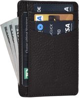 RFID Front Pocket Slim Wallets- Genuine Leather Handmade Minimalist Credit Card Holder By Clifton Heritage