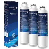 Waterdrop Plus DA29-00020B Refrigerator Water Filter, Compatible with Samsung DA29-00020B, DA29-00020A, HAF-CIN/EXP, 46-9101, Reduces Lead, Chlorine, Cyst, Benzene and More, NSF 401&53&42 Certified, Pack of 3