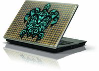 Skinit Protective Skin (Fits Latest Generic 10" Laptop/Netbook/Notebook); Tribal Turtle (Blue)