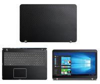 Decalrus - Protective Decal for Asus Q534UX / Q524UQ (15.6" Screen) Laptop Black Carbon Fiber Skin case Cover wrap CFasusQ534UX_15Black