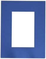 8.5x11 Yorktown Blue / Royal Custom Mat for Picture Frame with 4.5x7 opening size (Mat Only, Frame NOT Included)