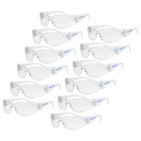 JORESTECH Eyewear Protective Safety Glasses, Polycarbonate Impact Resistant Lens Pack of 12 (Clear)
