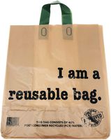Reli. Shopping Bags, Reusable (250 Count Bulk; 2.25 mil Thick) Kraft Shopping Bags for Restaurant, Take Out, Retail, Grocery - Recyclable Shopping Bags (12"L x 6.75"W x 14"H) (Brown)