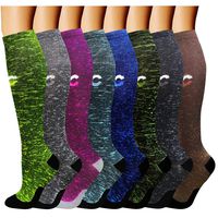ACTINPUT Compression Socks (8 Pairs) for Women & Men 15-20mmHg - Best Medical,Running,Nursing,Hiking,Recovery & Flight Socks Large/X-Large