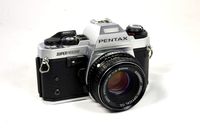 Pentax Super Program 35mm SLR Film Camera with SMC Pentax-A 1:2 50mm Lens