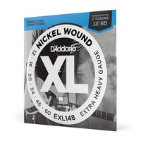 D'Addario Nickel Wound Electric Guitar Strings, 1-Pack, Extra Heavy, 12-60