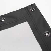 Carl's Place (4:3) 151" Diag- 8.0 x 10.5 Ft Preferred Golf Impact Screen Finished with Black Vinyl Edges and Grommets, Golf Screen, Golf Simulator Screen, Golf Simulator Impact Screen, Impact Screen