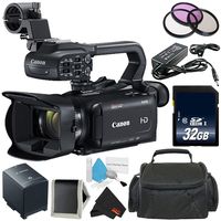 Canon XA11 Compact Professional Camcorder - Full HD with HDMI and Composite Output (PAL)- Bundle with 32GB Memory Card + More