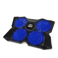 AMNIE AE-CP1501 15.6"-17" Laptop Cooler - Four Quiet 160mm Fans at 1,200RPM, Ultra-portable and Light Weight (4 Fans)