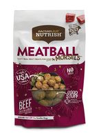 Rachael Ray Nutrish Meatball Morsels Real Meat Dog Treats, Beef, Chicken & Bacon Recipe, 12 Ounces, Grain Free
