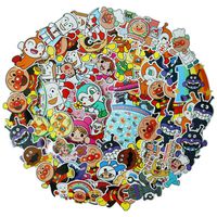 Anpanman Stickers (57Pcs),Laptop and Water Bottle Decal Aesthetic Sticker Pack for Teens, Girls, Women Vinyl Stickers Waterproof (Anpanman)