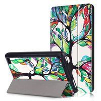 XBE Ultra Slim Smart Cover with Stand Function Multiple Viewing Angles Shell for All Fire7 2017 ,with Auto Wake/Sleep Feature Protective Standing Case (Lucky Tree)