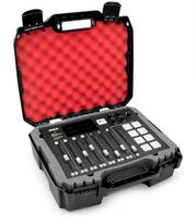 Casematix Studio Mixer Hard Case Fits Rode RODECaster Pro Podcast Production Studio and Accessories, Red Padded Foam Protection