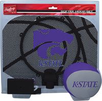 NCAA Kansas State Wildcats Kids Slam Dunk Hoop Set, Purple, Small