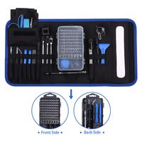 Professional Level Precision Screwdriver Tool Kit,139 in 1 with 98 Magnetic Bits and 41 Repair Tools Set Such as Flexible Shaft, Magnetic Pad, Suitable for iPhone, Laptop, MacBook and PC Repair
